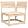 Set Salotto da Giardino 8 pz in Legno Massello di Pino