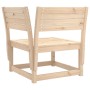 Set Salotto da Giardino 8 pz in Legno Massello di Pino