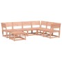 Set Salotto da Giardino 7 pz in Legno Massello di Douglas