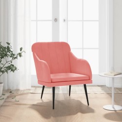 Poltrona Rosa 63x76x80 cm Velluto