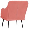 Poltrona Rosa 63x76x80 cm Velluto