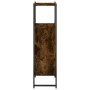 Mobile da Bagno Rovere Fumo 33x33x120,5 cm in Legno Multistrato