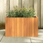 Fioriera da Giardino 59x27,5x35 cm in Legno Massello di Acacia