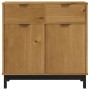 Credenza FLAM 80x40x80 cm in Legno Massello di Pino