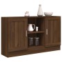 Credenza Rovere Marrone 120x30,5x70 cm in Legno Multistrato