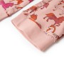 Pigiama per Bambini a Maniche Lunghe Rosa Chiaro 128