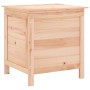 Contenitore da Giardino 50x49x56,5 cm Legno Massello di Abete