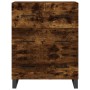 Credenza Rovere Fumo 69,5x34x90 cm in Legno Multistrato