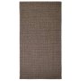 Tappeto in Sisal per Tiragraffi Marrone 80x150 cm