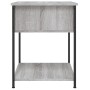 Comodini 2 pz Grigio Sonoma 44x45x58 cm in Legno Multistrato