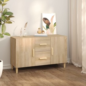 Credenza Rovere Sonoma 100x36x60 cm in Legno Multistrato