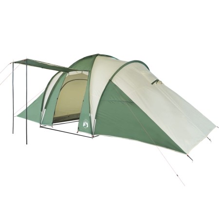 Tenda da Campeggio a Cupola per 6 Persone Verde Impermeabile