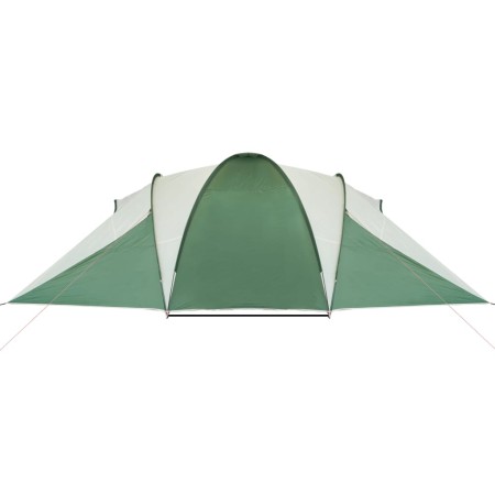 Tenda da Campeggio a Cupola per 6 Persone Verde Impermeabile