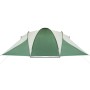 Tenda da Campeggio a Cupola per 6 Persone Verde Impermeabile