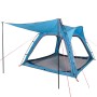 Tenda Campeggio 4 Persone Blu Rilascio Rapido Impermeabile