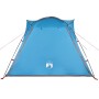 Tenda Campeggio 4 Persone Blu Rilascio Rapido Impermeabile