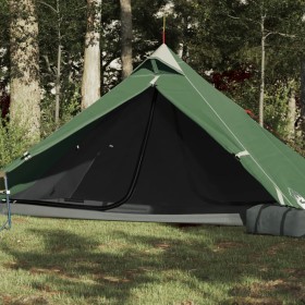 Tenda da Campeggio Tipi per 1 Person1 Verde Impermeabile