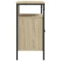 Mobile Lavabo Bagno Rovere Sonoma 60x30x60 cm Legno Multistrato