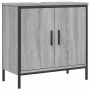 Mobile Lavabo Bagno Grigio Sonoma 60x30x60 cm Legno Multistrato