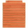 Panca Fioriera Marrone Cera 167,5x60x65 cm Legno Massello Pino