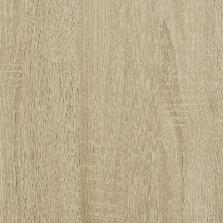 Tavolino Rovere Sonoma 100x50x45 cm Legno Multistrato e Metallo