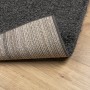 Tappeto Shaggy PAMPLONA a Pelo Lungo Moderno Antracite 80x200cm