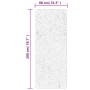 Tappeto Shaggy PAMPLONA a Pelo Lungo Moderno Antracite 80x200cm