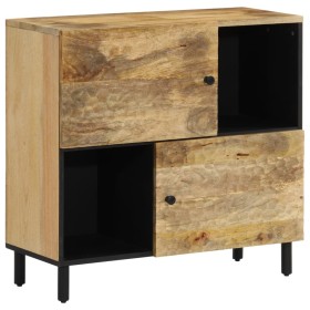 Credenza 80x33x75 cm in Legno Massello di Mango