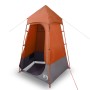Tenda per Toilette Grigio e Arancione Impermeabile