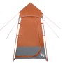 Tenda per Toilette Grigio e Arancione Impermeabile