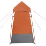 Tenda per Toilette Grigio e Arancione Impermeabile
