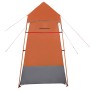 Tenda per Toilette Grigio e Arancione Impermeabile