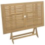 Tavolo da Giardino Pieghevole 120x70x75cm Legno Massello Acacia