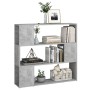 Libreria/Divisorio Grigio Cemento 100x24x94 cm