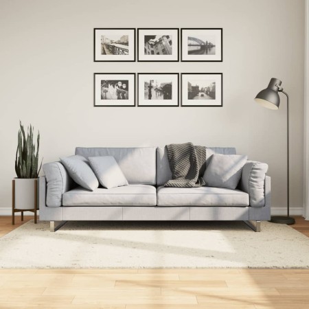 Tappeto Shaggy PAMPLONA a Pelo Lungo Moderno Grigio 140x200 cm