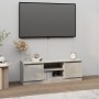 Mobile Porta TV con Anta Grigio Cemento 102x30x36 cm