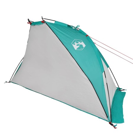 Tenda da Spiaggia Verde Mare 268x223x125 cm in Poliestere 185T