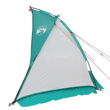 Tenda da Spiaggia Verde Mare 268x223x125 cm in Poliestere 185T