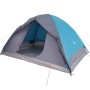 Tenda da Campeggio a Cupola per 6 Persone Blu Impermeabile