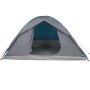 Tenda da Campeggio a Cupola per 6 Persone Blu Impermeabile