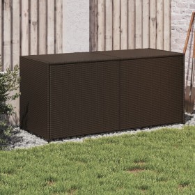 Contenitore da Giardino Marrone 283L in Polyrattan