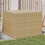 Contenitore da Giardino Beige Misto 291L in Polyrattan