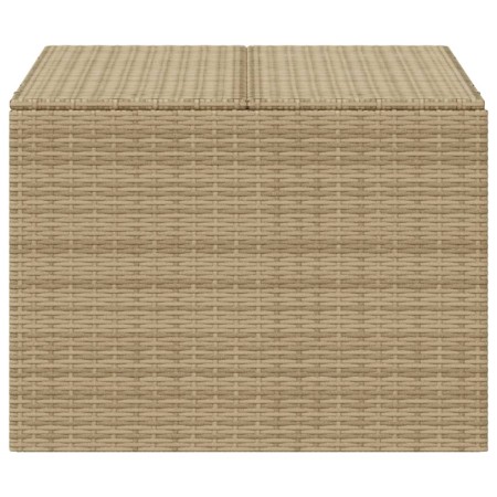 Contenitore da Giardino Beige Misto 291L in Polyrattan