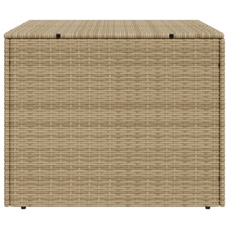 Contenitore da Giardino Beige Misto 291L in Polyrattan