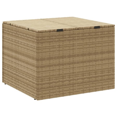 Contenitore da Giardino Beige Misto 291L in Polyrattan