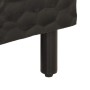 Comodino Nero 50x33x60 cm in Legno Massello di Mango