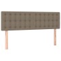 Giroletto a Molle con Materasso Tortora 140x190 cm in Tessuto