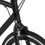 Bicicletta a Scatto Fisso Nera 700c 55 cm