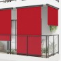 Tendalino Laterale per Balcone 165x250 cm Rosso