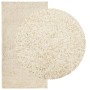 Tappeto Shaggy PAMPLONA a Pelo Lungo Moderno Oro 80x150 cm